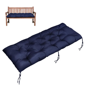 Gnostik 48x20 navy waterproof bench cushion full outdoor view for durability