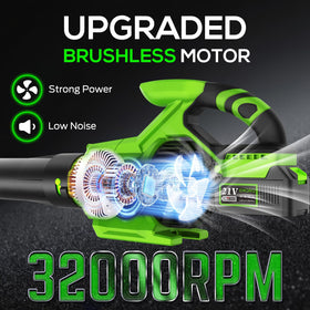 GNQRQ 3-speed control switches from dusting to heavy debris