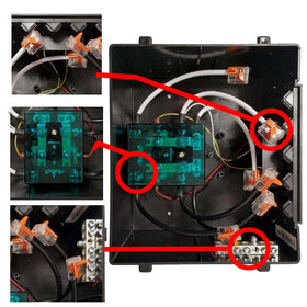 Go Power TS-30 knockouts for quick, professional installation in tight spaces.