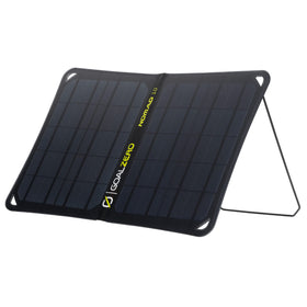 Goal Zero Nomad 10 folded panel for compact backpacking charging