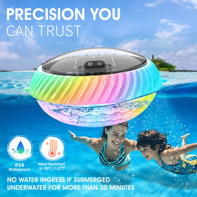 Goallim light with dynamic modes enhances pool ambiance during evening swims