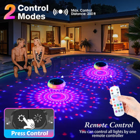 Goallim solar-charged pool light delivers 6-8 hour runtime for events