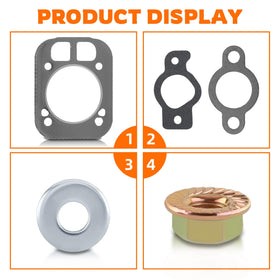 GoaMotors 2 Kits gasket detail close-up emphasizing seal edges for reliable sealing.