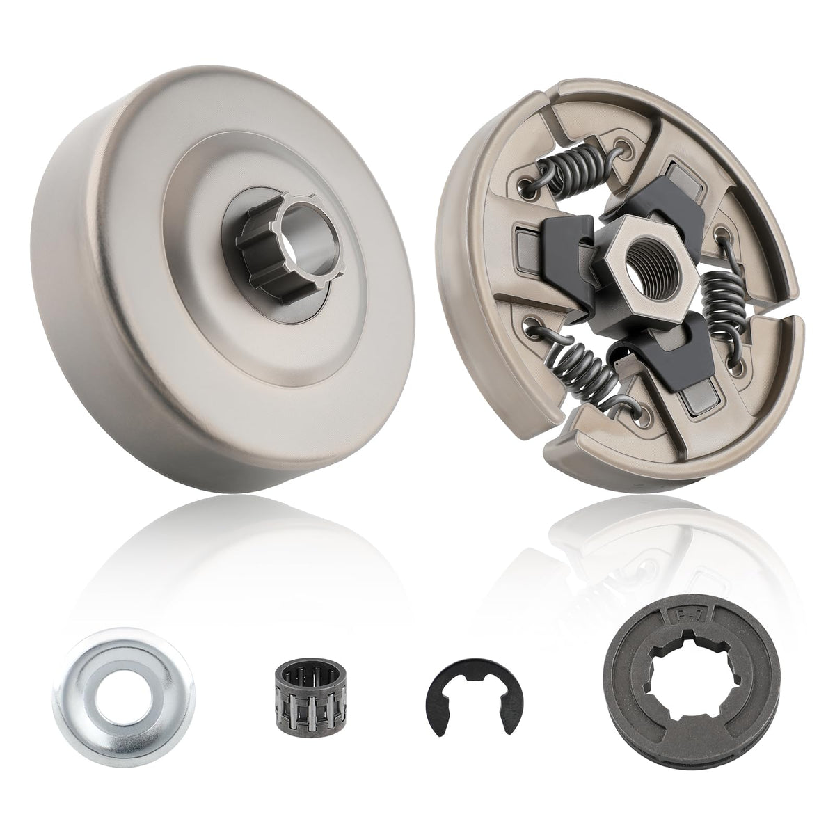 GoaMotors clutch drum for Stihl MS290/MS390/MS310 with 3/8-inch pitch, enabling smooth engagement