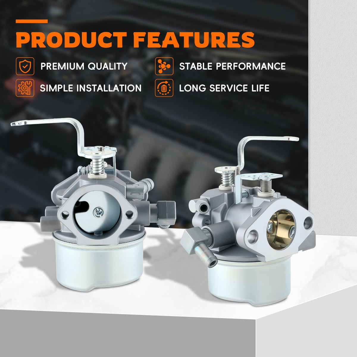 GoaMotors carburetor packaging includes all parts needed for a quick rebuild.