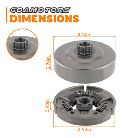 GoaMotors sprocket rim delivering durability and precise alignment