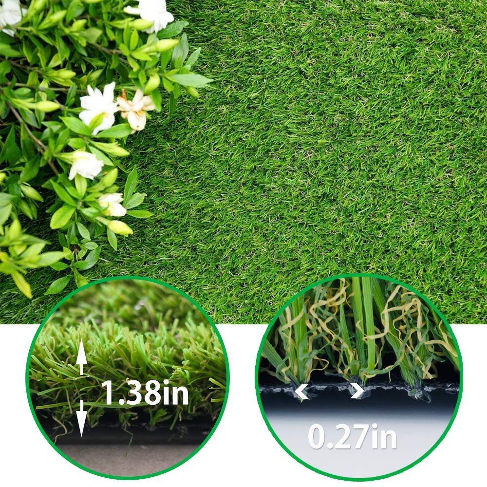 Goasis Lawn high-density 4-tone texture close-up highlights realistic blades.