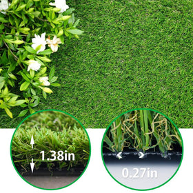 Goasis Lawn high-density 4-tone texture close-up highlights realistic blades.