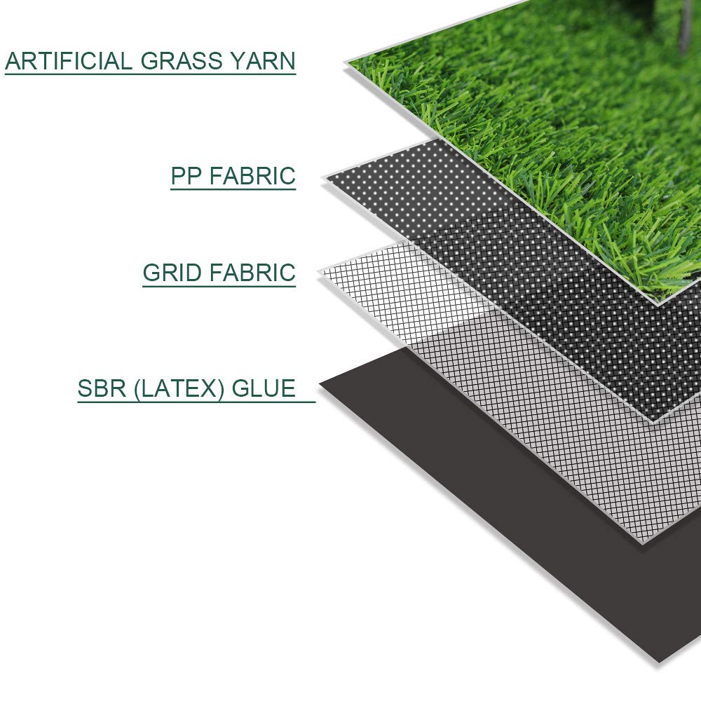 Goasis Lawn indoor outdoor lawn mat offers easy setup.