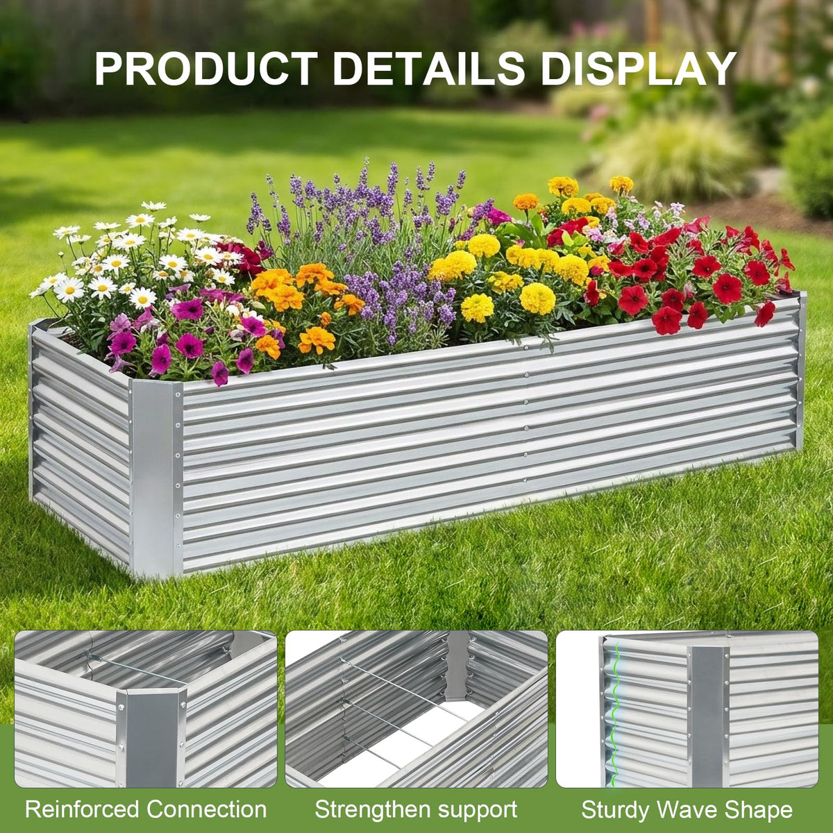 GoCampDirect 240-gallon capacity provides generous soil space for diverse plantings