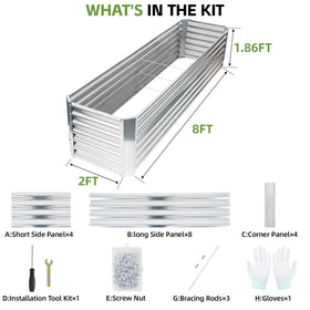 GoCampDirect galvanized deep root planter highlighting wing-nut assembly for quick setup