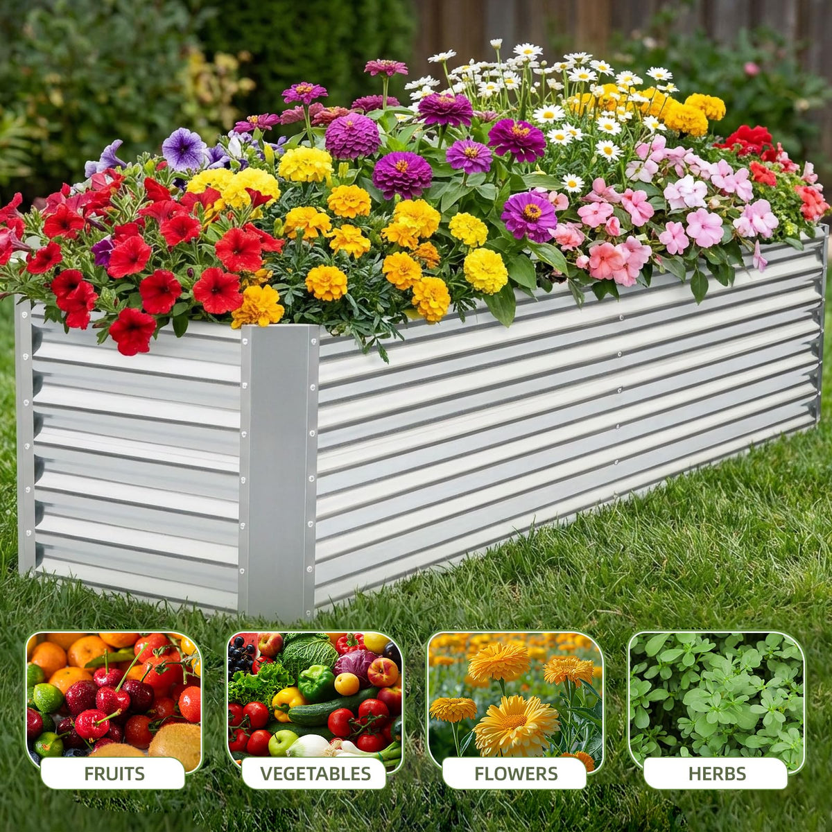 GoCampDirect 8x2x2ft bed offers four times the capacity of small plots
