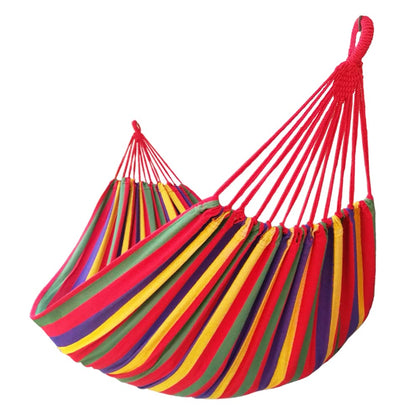 GOCAN Brazilian double hammock in canvas 250x160cm ready for two adults.