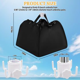 Top straps and four handles for enhanced wind resistance on the GOCOHHI base bag.