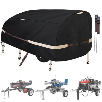 Goctoke log splitter cover in 1200D fabric protecting against rain