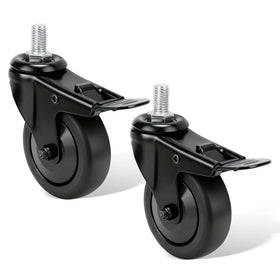 goduog 2-pack 3-inch grill locking caster wheels for Pit Boss provide smooth mobility and stability