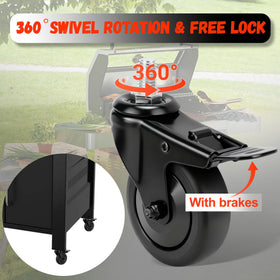 goduog robust steel construction supports years of reliable grill use