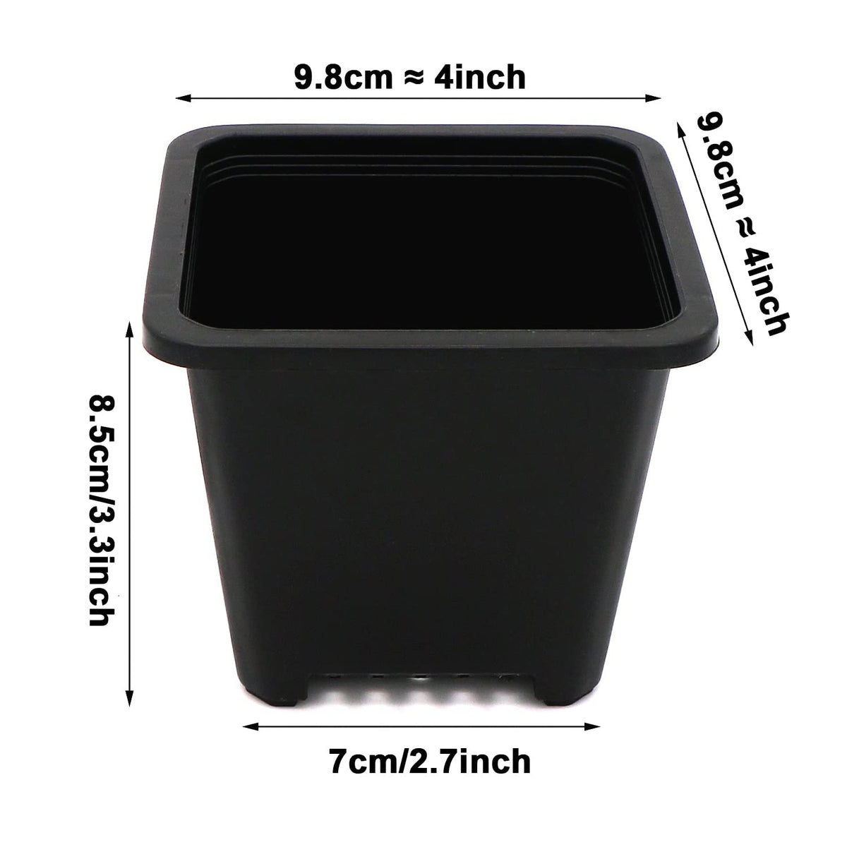 GOETOR seed-starting pot with drainage holes supports healthy seedling growth