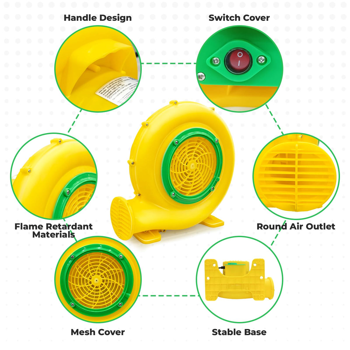 GOFAFALO Reinforced inlet design ensuring reliable connections