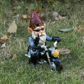Gofidin dwarf gnome yard decor creates whimsical porch appeal.