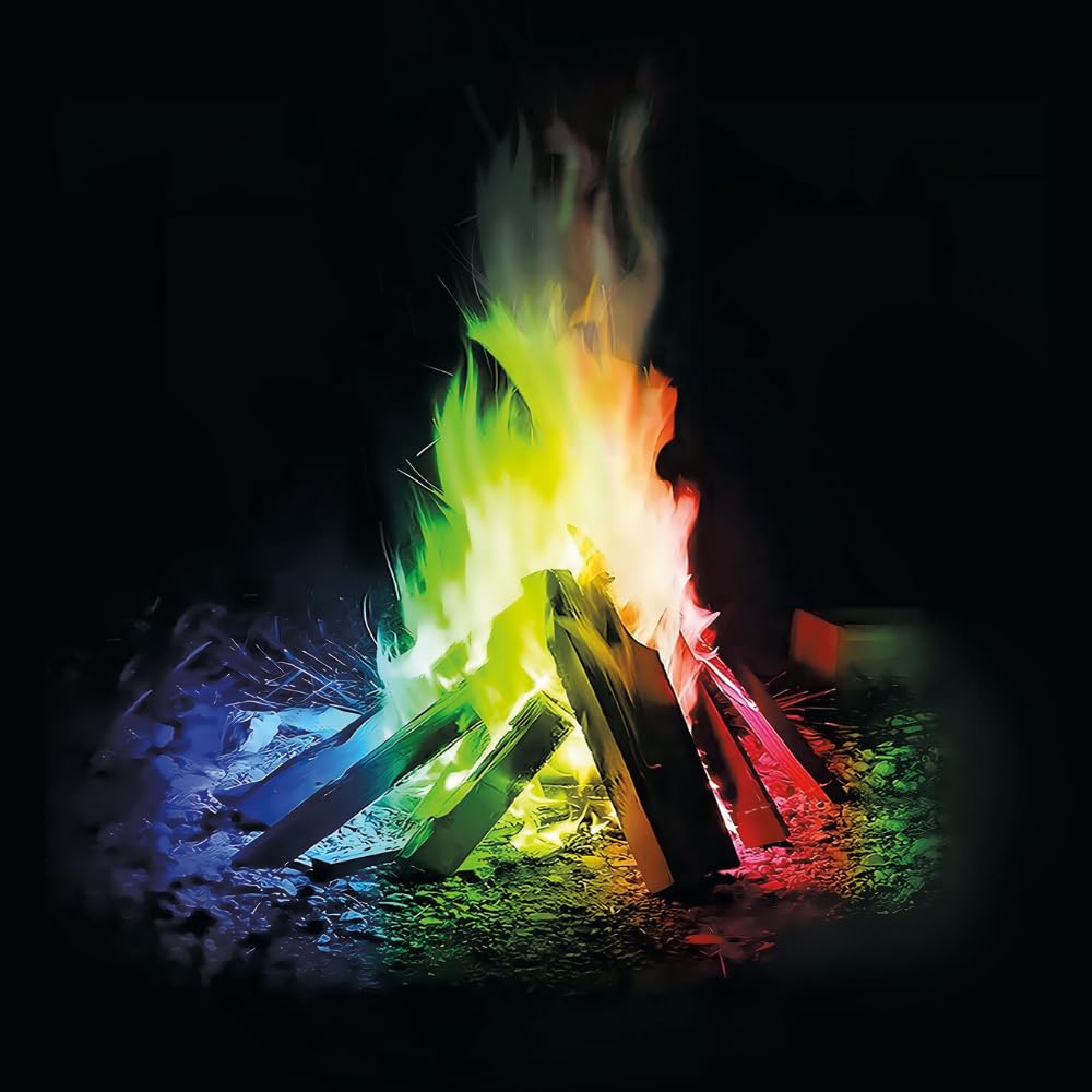 Gofire Color Flame Packets appeal to families around a campfire.