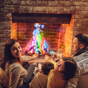 Gofire Color Flame Packets enhance Halloween parties with colorful flames.