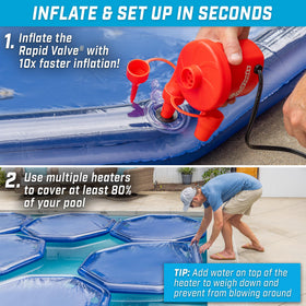 GoFloats V2 12-pack lets you arrange multiple heaters for adjustable coverage.