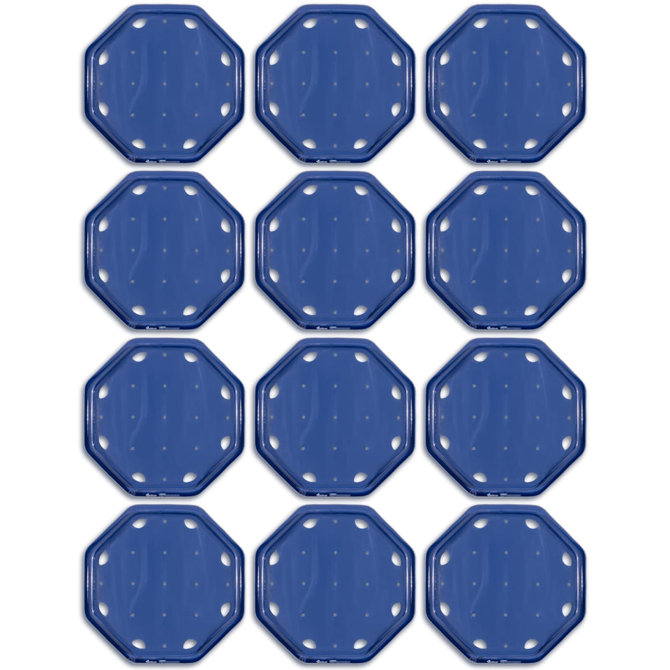 GoFloats V2 inflatable solar heater rings inflate faster for quick setup.