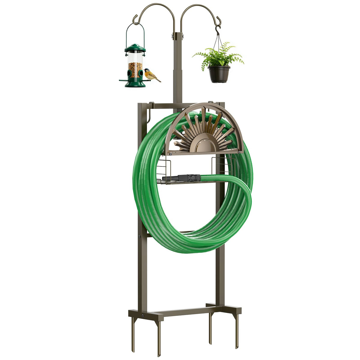 GOFORWILD all-season garden use with hose, feeders, and decor.