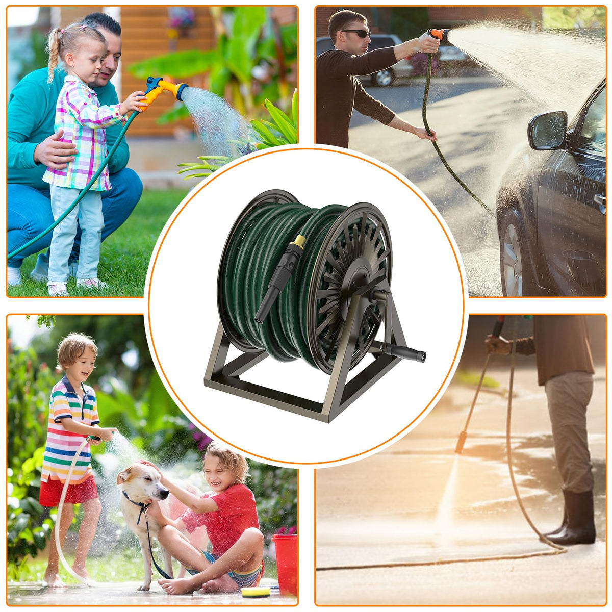 GOFORWILD floor-mount option with anti-slip boots stays stable outdoors.