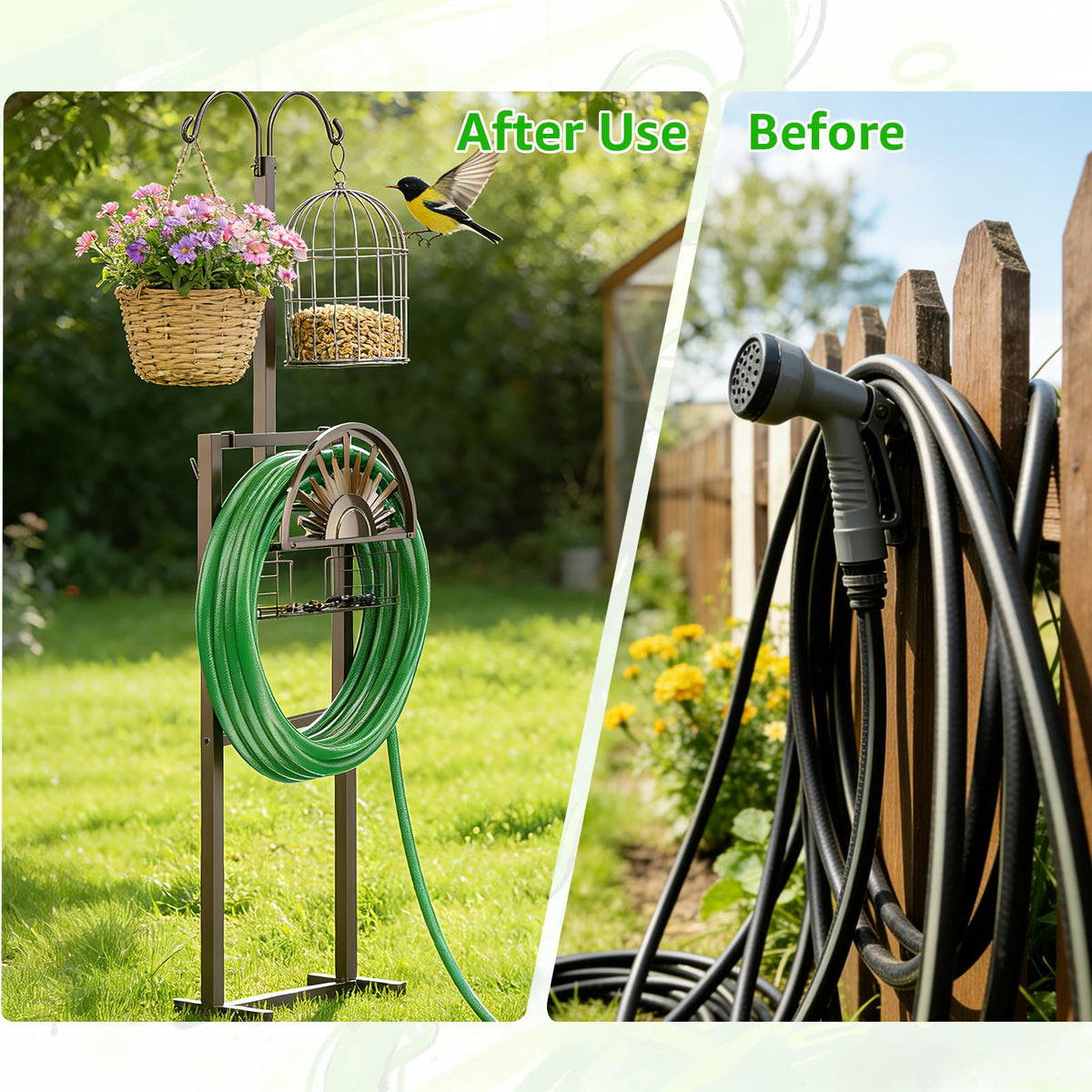 GOFORWILD free-standing design ideal for patios and yards.