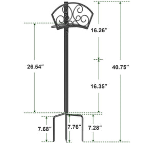 GOFORWILD assembly process shows quick setup for garden organization