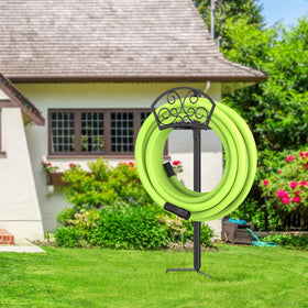 GOFORWILD patio storage solution keeps hoses neatly organized