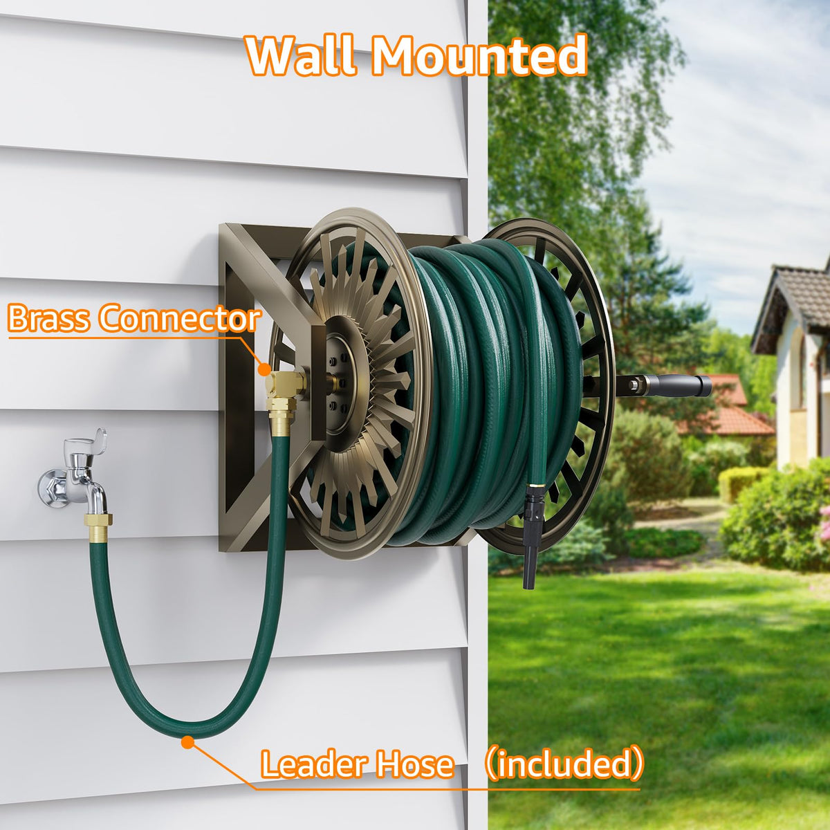 GOFORWILD powder-coated finish adds curb appeal and weather resistance.