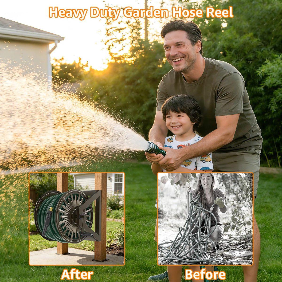 GOFORWILD standard thread ensures broad hose compatibility and secure fittings.
