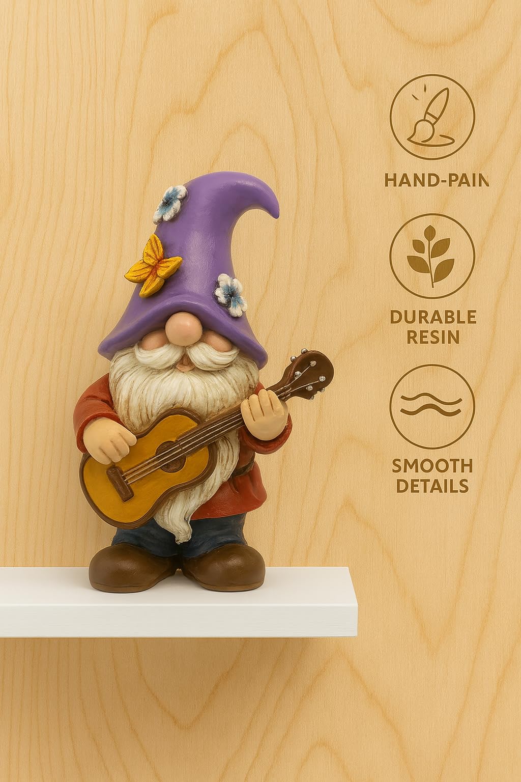 GoGnome brightens spaces like studios or living rooms with playful charm.
