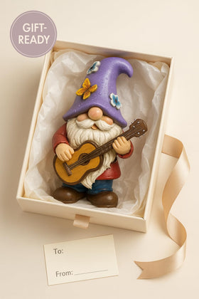 GoGnome adds whimsy to gardens, patios, or cozy interior corners.
