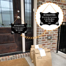 GOGOBAY kitchen entrance sign blends function and wit.