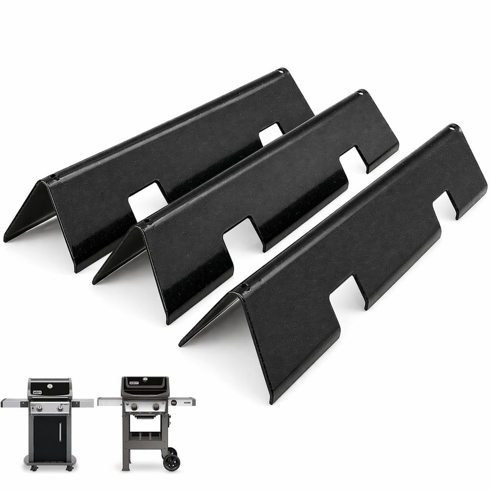 GOKOTASA flavorizer bars, front view, for Weber GS4, promoting even heating