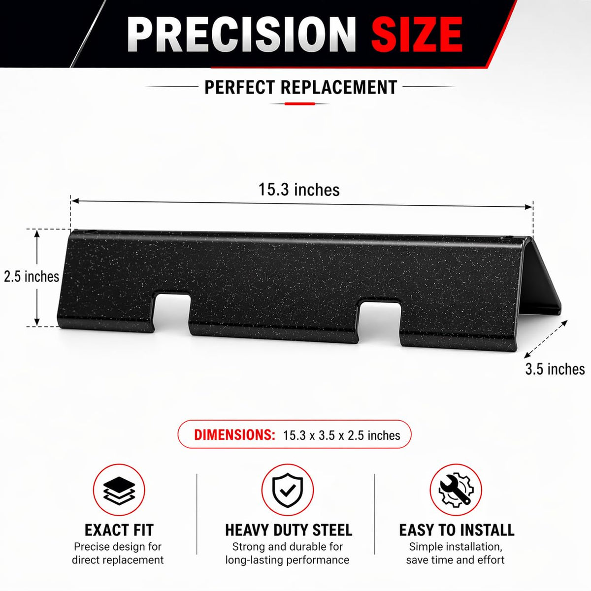 GOKOTASA flavorizer bars on grill show 3-pack durability and heat distribution