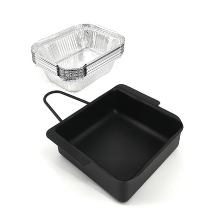 GOKOTASA grill drip pan installed on Nexgrill 720-0830H for mess-free grilling.