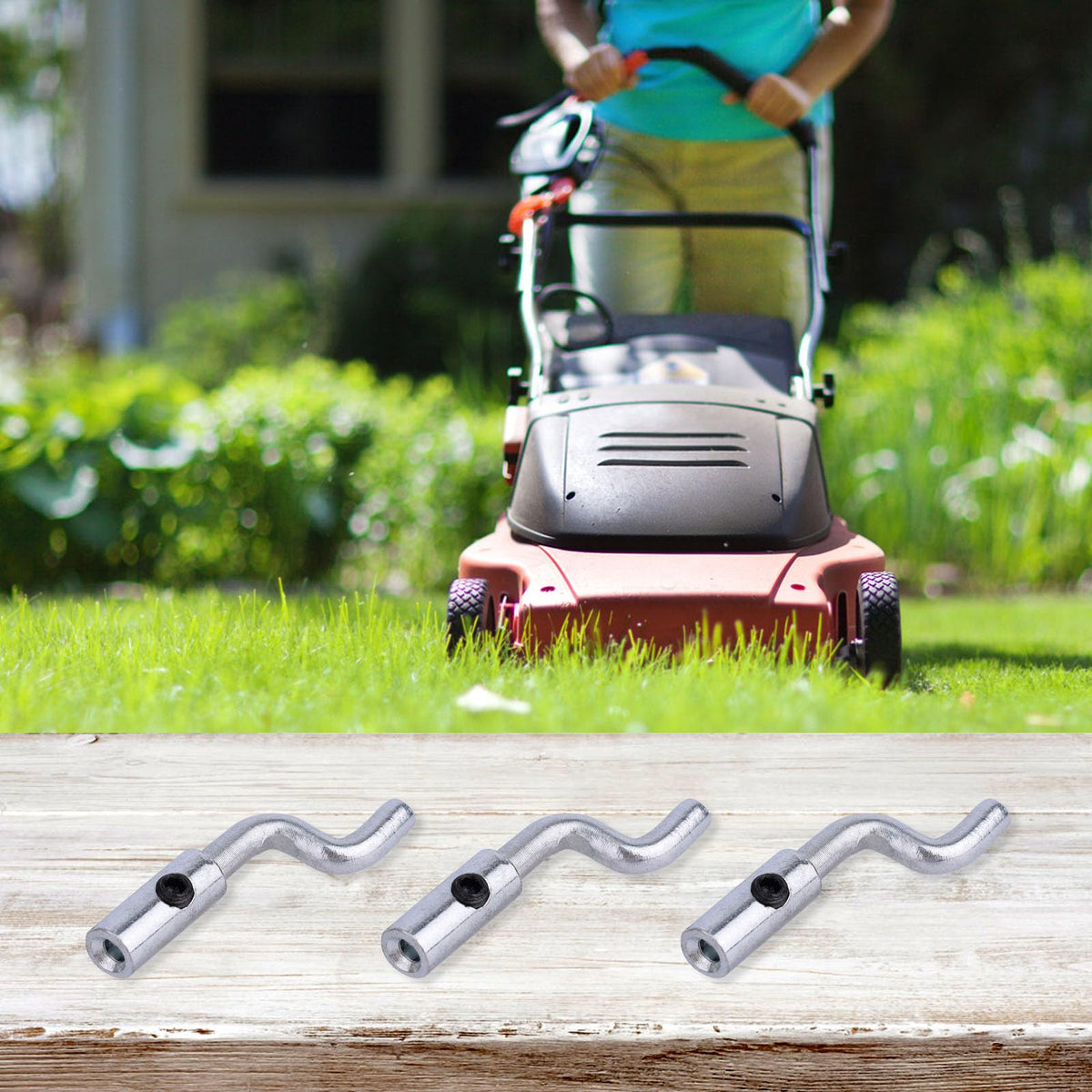 Goktvai Z-bend throttle end ideal for lawn mower use and brake cable repairs