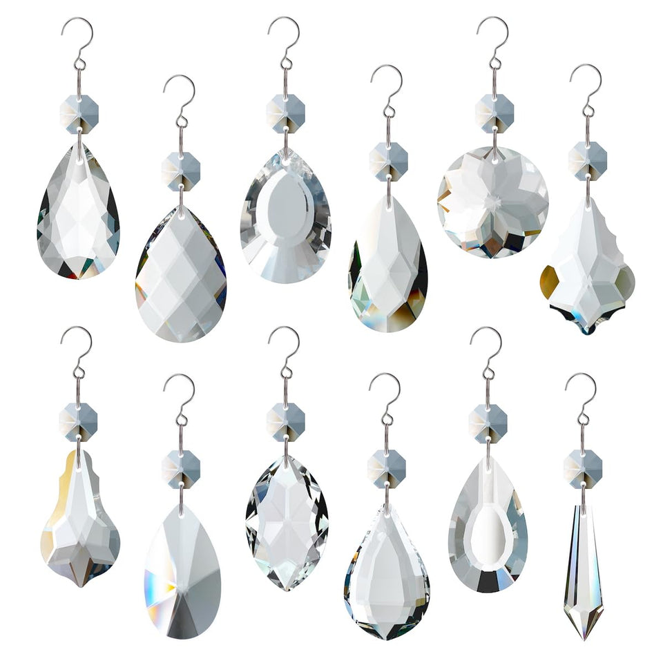 GOLDENHAITAI rainbow prism window ornament reflecting sunlight for vibrant rooms.