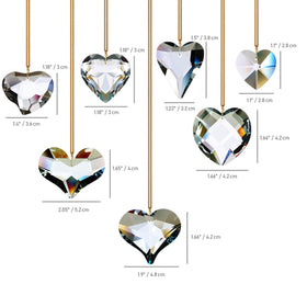 GOLDENHAITAI K9 crystal glass hearts deliver high clarity and lasting sparkle.