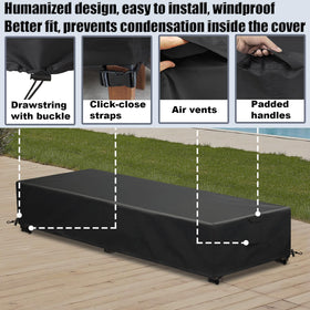 GoldenRaindrop UV protection and reinforced seams extend outdoor furniture life.