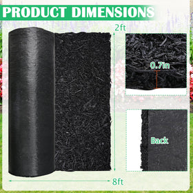 Goldshire breathable, water-permeable mat promotes drainage near plants.