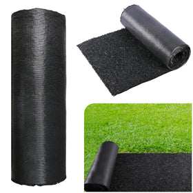 Goldshire rubber mulch mat roll 8x2 blocks weeds for durable garden pathways.