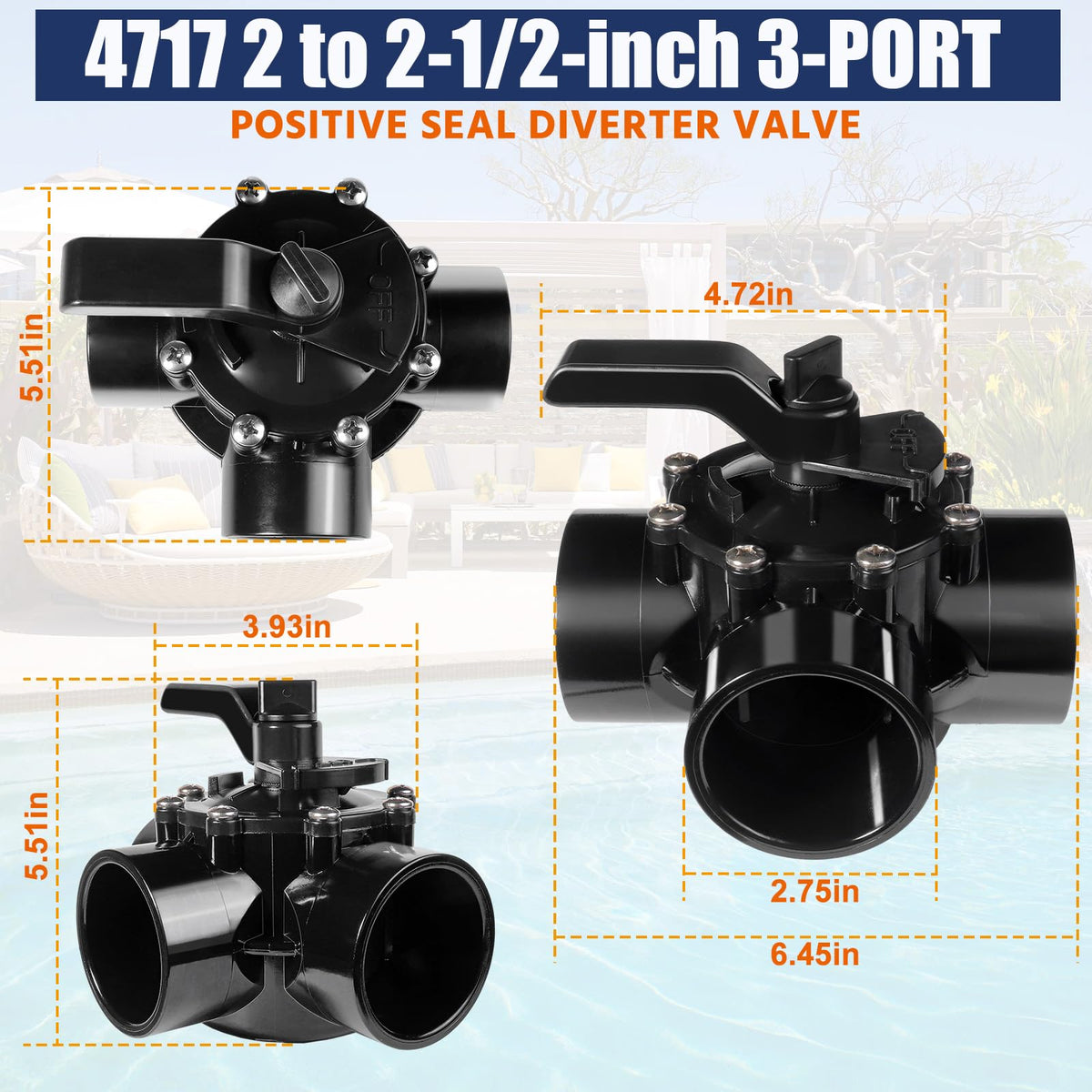 GOLOTO valve system connectivity for heaters, filters, salt systems, and jets.