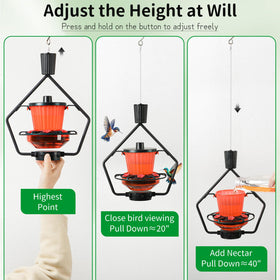 Gomazonle 100% leak-proof base reduces nectar spills.