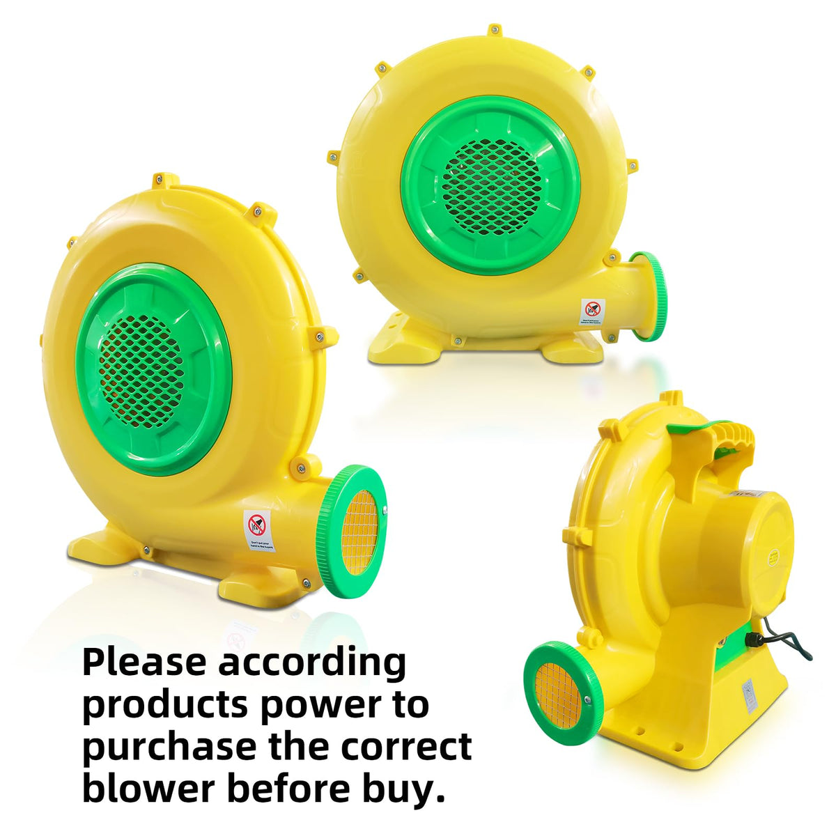GONFLABLE outdoor inflator suitable for large inflatables and outdoor events.